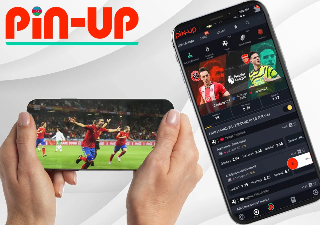 Large number of sporting events for betting at Pin Up