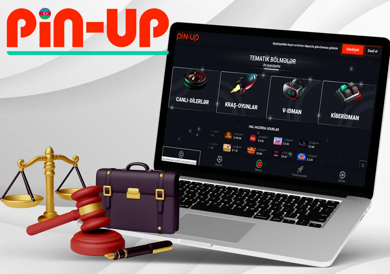 Online casino Pin Up is fully legal in Azerbaijan